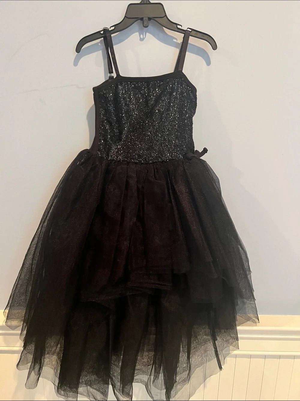 Ooh! La, La! Couture Black Sparkle Tulle Costume Dress